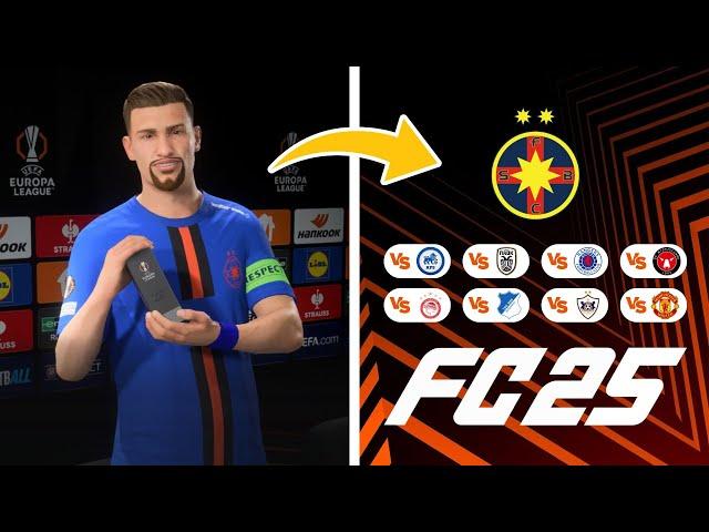 FCSB joacă în Europa League  Super experiment în FC 25 