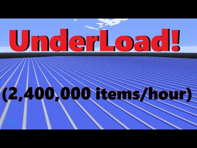 UnderLoad! (2,400,000 items/h) hostile mob nether portal farm | Minecraft (CHECK description) gold