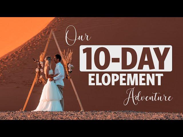 ADVENTURE WEDDING VLOG // Our Road-Trip Across Namibia