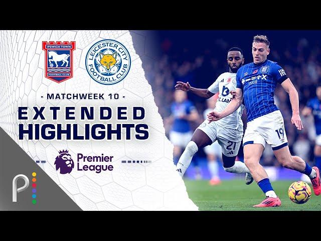 Ipswich Town v. Leicester City | PREMIER LEAGUE HIGHLIGHTS | 11/2/2024 | NBC Sports