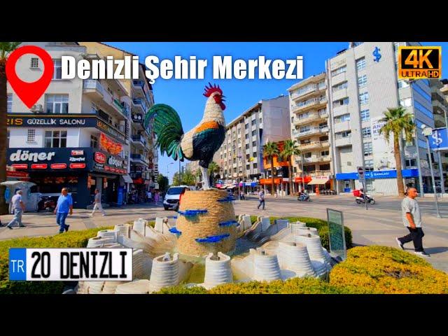 Denizli City Center Walking Tour in Turkey - 4K (2024) | Çınar, Bayramyeri, Shopping Streets