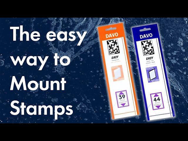 Mounting stamps the 'Easy' way