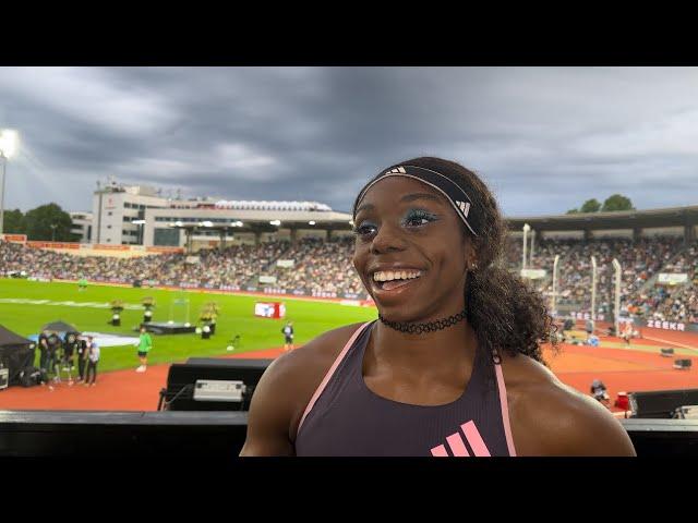 "I Just Want A Little Respect!" - Brittany Brown After 200m Victory From Lane 8 | The Inside Lane