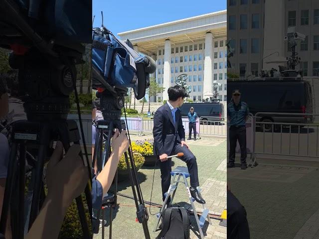계엄때부터 취재했다는 #NHK 기자들 #부럽지? #진짜대한민국 #지금은이재명  #취임식