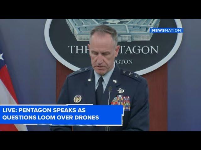 Pentagon speaks as questions loom over drones