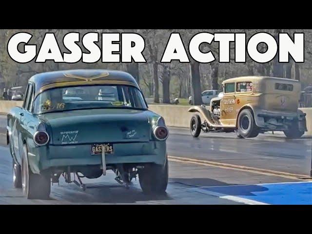 WILD Heads Up GASSER Drag Racing - Southeast Gassers Return to Brainerd