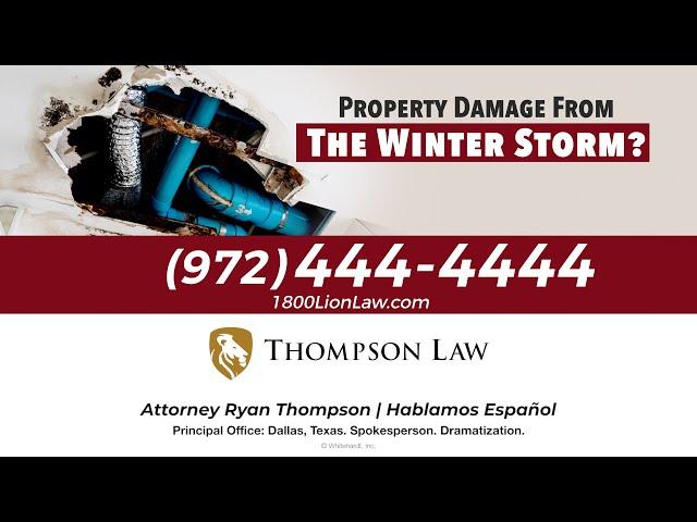 Texas Property Damage Lawyer | FREE CONSULTATION | Thompson Law