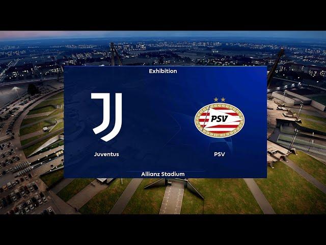 Juventus vs PSV Eindhoven | Allianz Stadium | 2024-25 UEFA Champions League | PES 2021