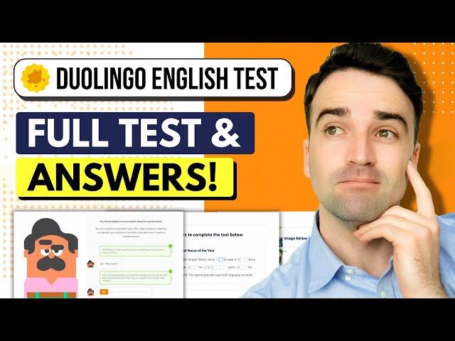 Duolingo English Test 2024: Full Test & Answers No.3!