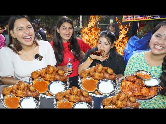 Unlimited Fire Momos Eating Challenge | Spiciest Fire Momos ️ Challenge | Street Food Challenge