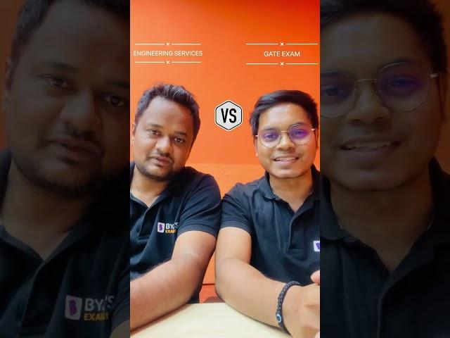 GATE vs ESE | Difference Between GATE and IES Exam in 59 Seconds | Which is Better? | BYJU'S ESE