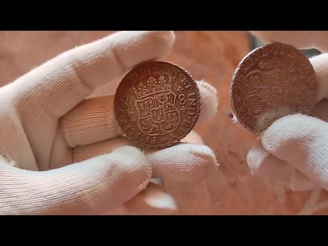 Las monedas antiguas más hermosas del mundo. 8 Reales columnarias