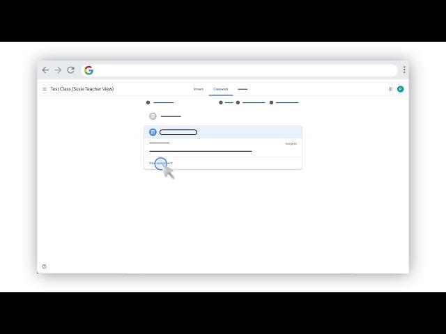 Turn in an Assignment Using Google Classroom (Web)