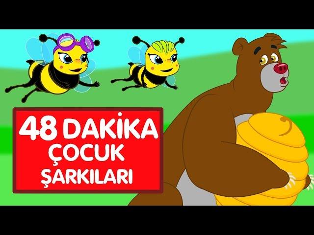 Sevimli Dostlar ile AYI çocuk şarkısı ve 48 Dakika Çocuk Şarkıları 2016 - 2017 | Adisebaba TV