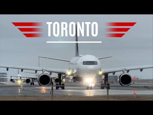 TORONTO PLANE SPOTTING! Heavy Traffic at YYZ [4K]