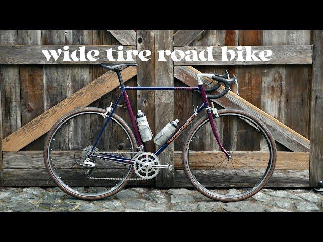 Let's Take it on a Ride! Custom WIDE Tire Road Bike