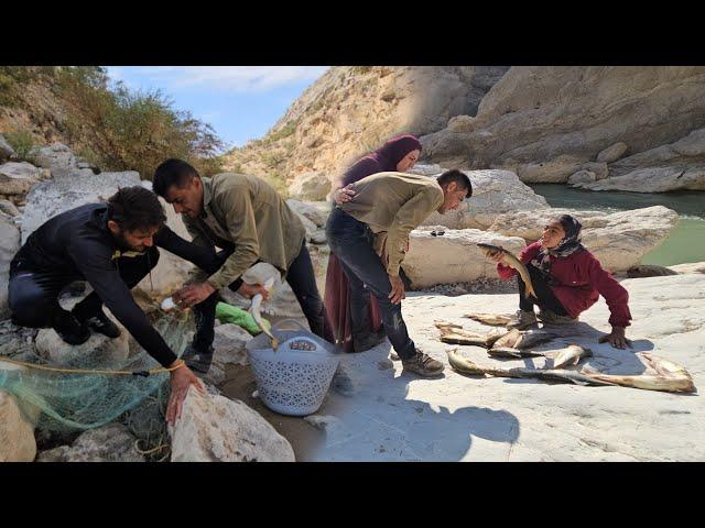 Riverside Fishing & Family Feast: A Day of Togetherness ️