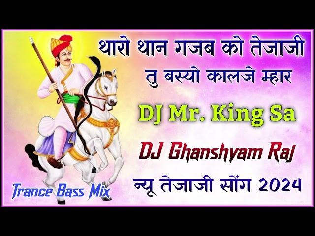 Tharo Thaan Gajab Ko Tejaji Tu Basyo Kalje Mhar Shankar Bidhudi | Trance Bass Mix | DJ Mr. King Sa