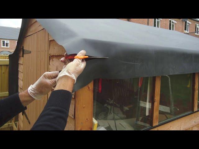 How to Waterproof your Shed Roof with an EPDM Shed Roof Kit - Fast and Easy to Install