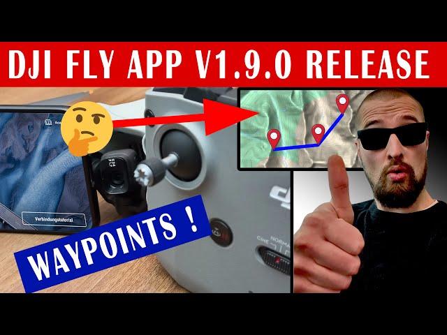 DJI Fly App 1.9.0 NEW FIRMWARE update with Waypoints and Release of DJI Mini 3