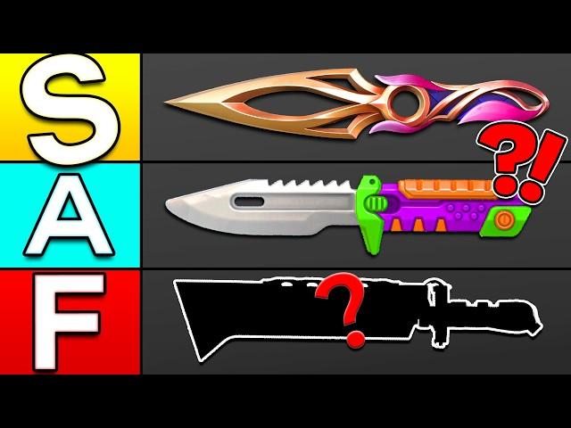 Ranking All Knife Skins in VALORANT