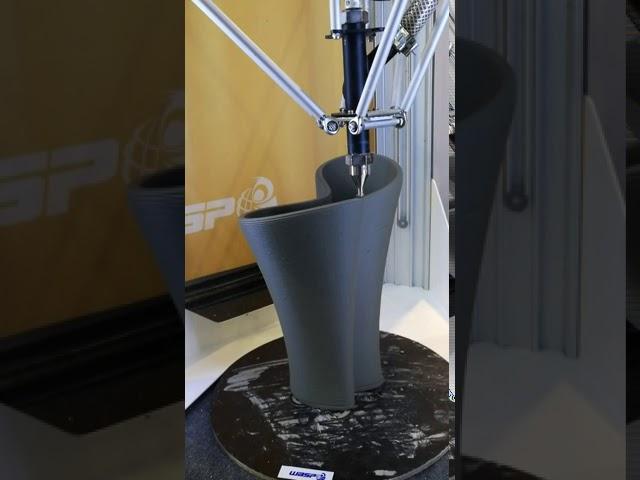 3D printing Clay with not planar slicing using Delta WASP 40100 Clay