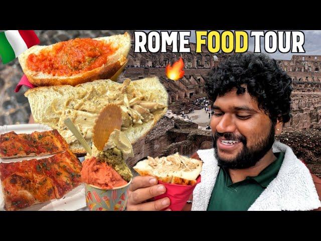 Reached Our Final Country ITALY  | Rome Street Food Tour  | Foodie Prabu