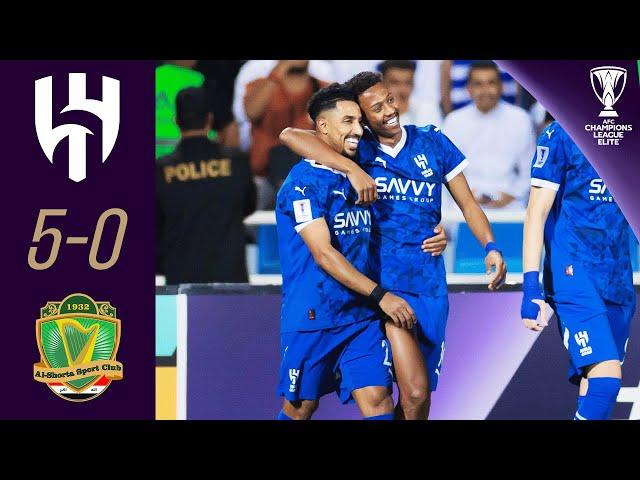 Al Hilal on #1! | Al Hilal SFC (KSA) - Al Shorta (IRQ) | Highlights | AFC Champions League Elite™