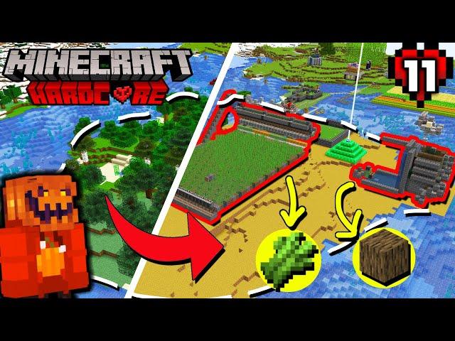 I Transformed an Island into Automatic Farms in Minecraft Hardcore