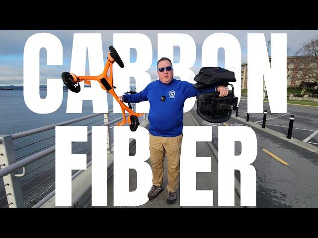 Ultra-light Carbon Fiber 3-wheel Electric Scooter For Easy Mobility - Big Guy Review!