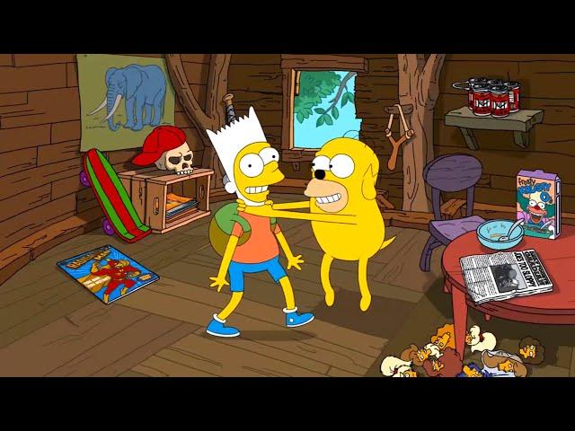 Bart y homero construyen una casa del Arbol L0S SlMPS0NS Capitulos completos en español Latino