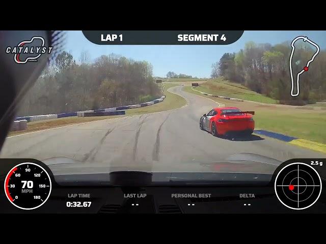 Road Atlanta-Chin March 19, 2023-Session- 991.1 GT3-Beau Rogers-1:36.54