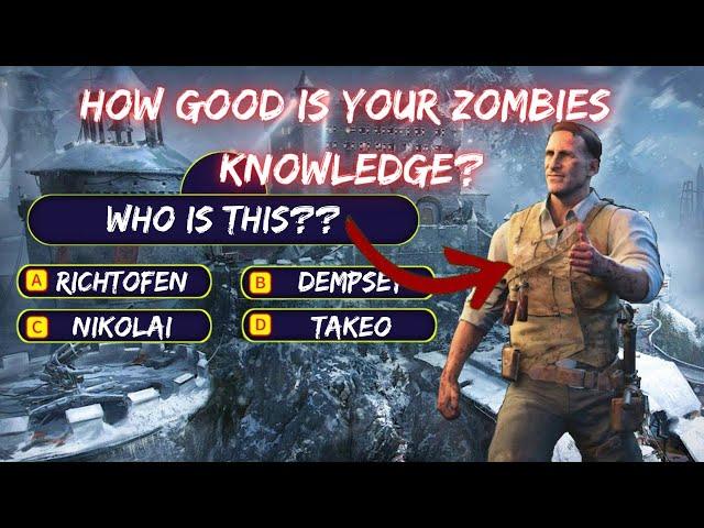 20 Questions to Test Your COD Zombie Knowledge