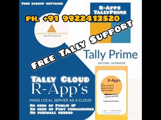 R-Apps Tally Prime Server Cloud Solutions | Tally ERP remotely | Access from anywhere without IP