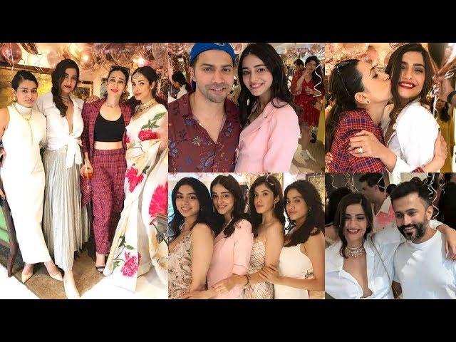 INSIDE PICS Of Sonam Kapoor Birthday Party-Malaika Arora,Varun Dhawan,Karishma Kapoor,Janhvi Kapoor