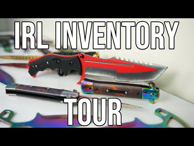 EVERY IRL CS KNIFE I HAVE!! (IRL INVENTORY TOUR)