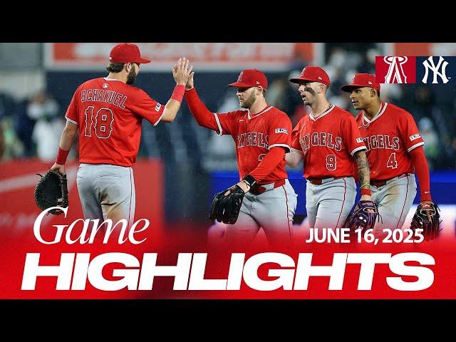 Angels vs. Yankees Game Highlights (6/16/25) | MLB Highlights