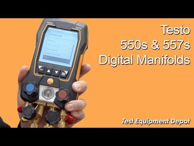 Aaron Longacre goes over the Testo 550s & 557s Digital Manifolds