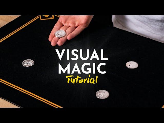 MOST VISUAL COIN MAGIC TRICK - Matrix tutorial