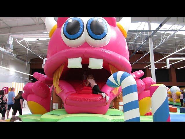 Candy Park Big Playground For Kids Playroom With Bouncy Castle