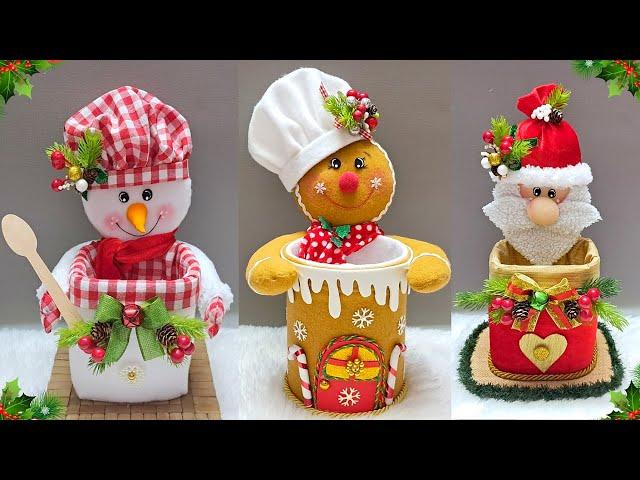 3 Easy Christmas Decoration 2024 ideas From waste ordinary material | DIY Christmas craft idea463