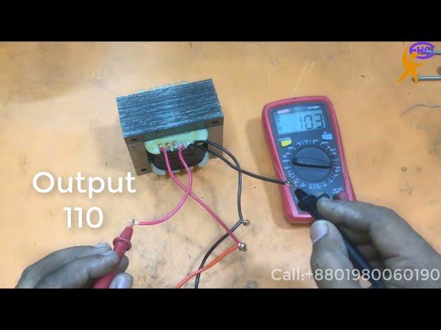 How to make 110 volt transformer?