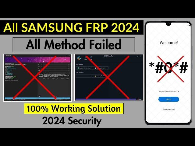 Samsung FRP Bypass 2024  Android 13/14 New Security 2024  100% Working Solution | Frp Bypass