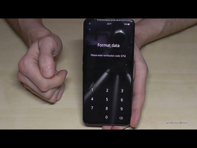 Realme Phones: How to make a factory data reset (hardreset) with the buttons?