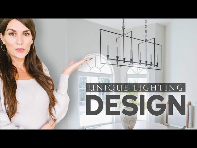 Choosing the right LIGHTING FIXTURES for our Renovation Home - UNIQUE Lighting Ideas