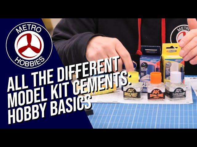 All about Plastic Model Kit Glues and Cement | Hobby Basics