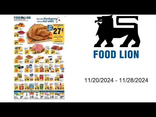 Food Lion Weekly Ad (US) - 11/20/2024 - 11/28/2024