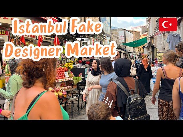 Fake Designer Market inside Istanbul Largest Bazaar  | Turkey | 2024 | 4K HDR | Parivish World