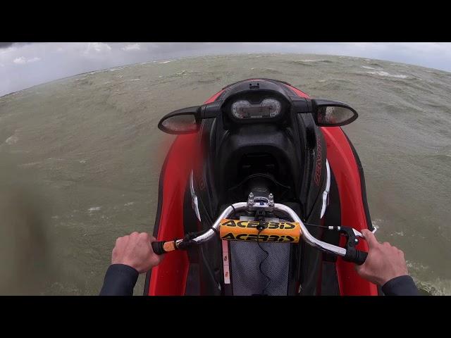 50 knots of wind// wave jumping// Seadoo GTX 185// Seadoo XP Limited