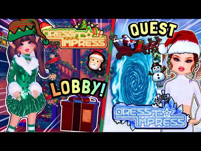 *MORE* Christmas Update SNEAK PEAKS! *NEW* LOGOS, LOBBY, & MORE!  | Dress to Impress